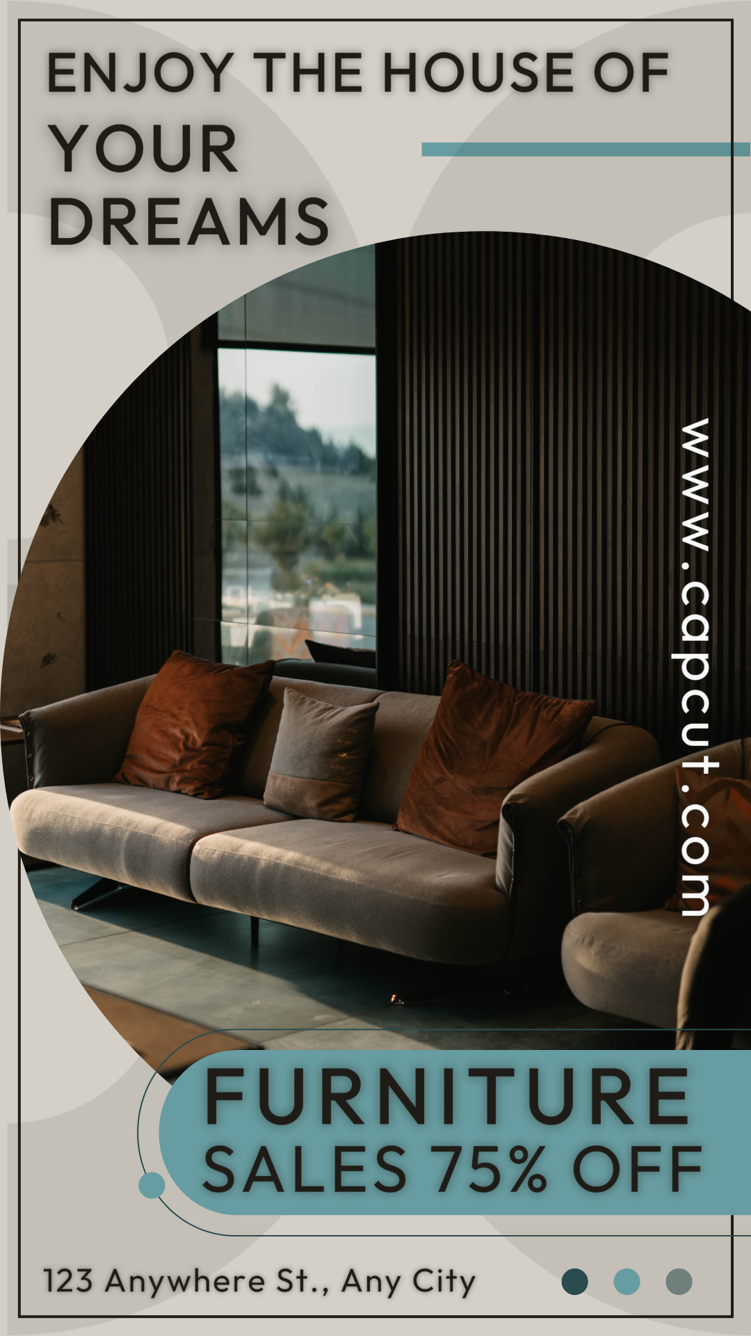 Venta De Muebles Instagram Story Beige Minimalista