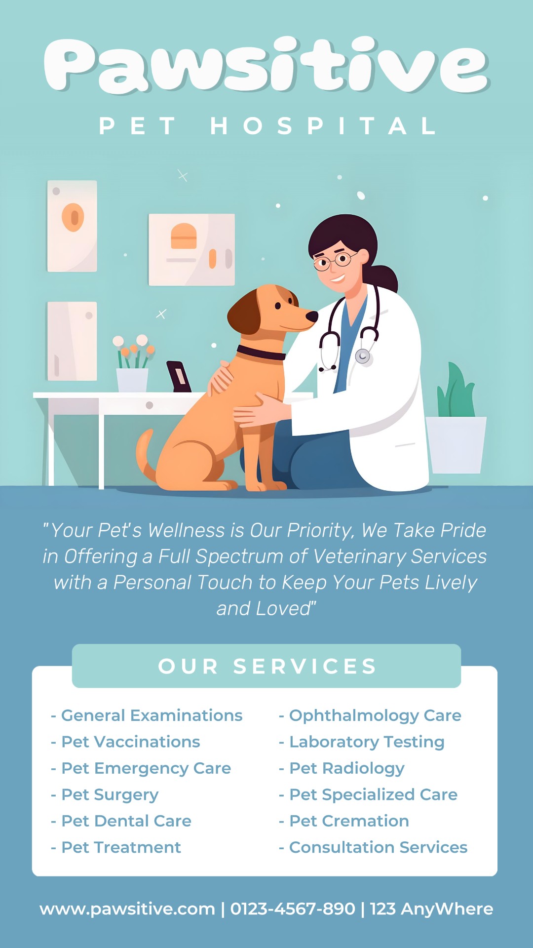 Pet Hospital Services Tiktok Post