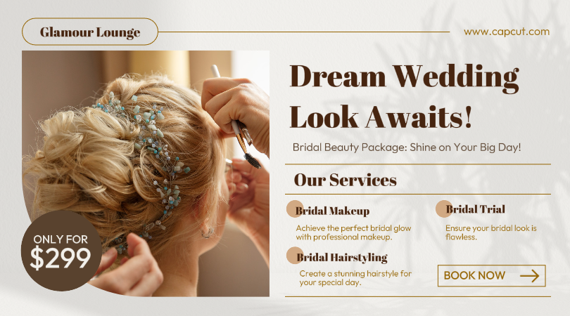 Wedding Personal Care Salon Promotion Facebook AD