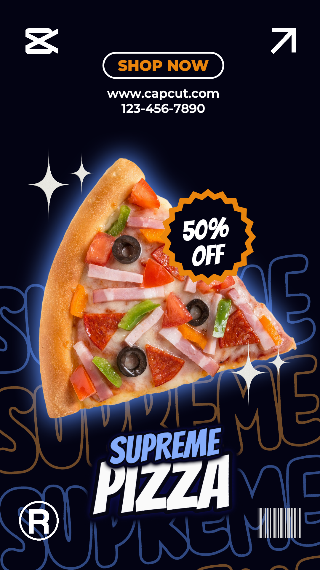 Alimentos - Propaganda Suprema Pizza