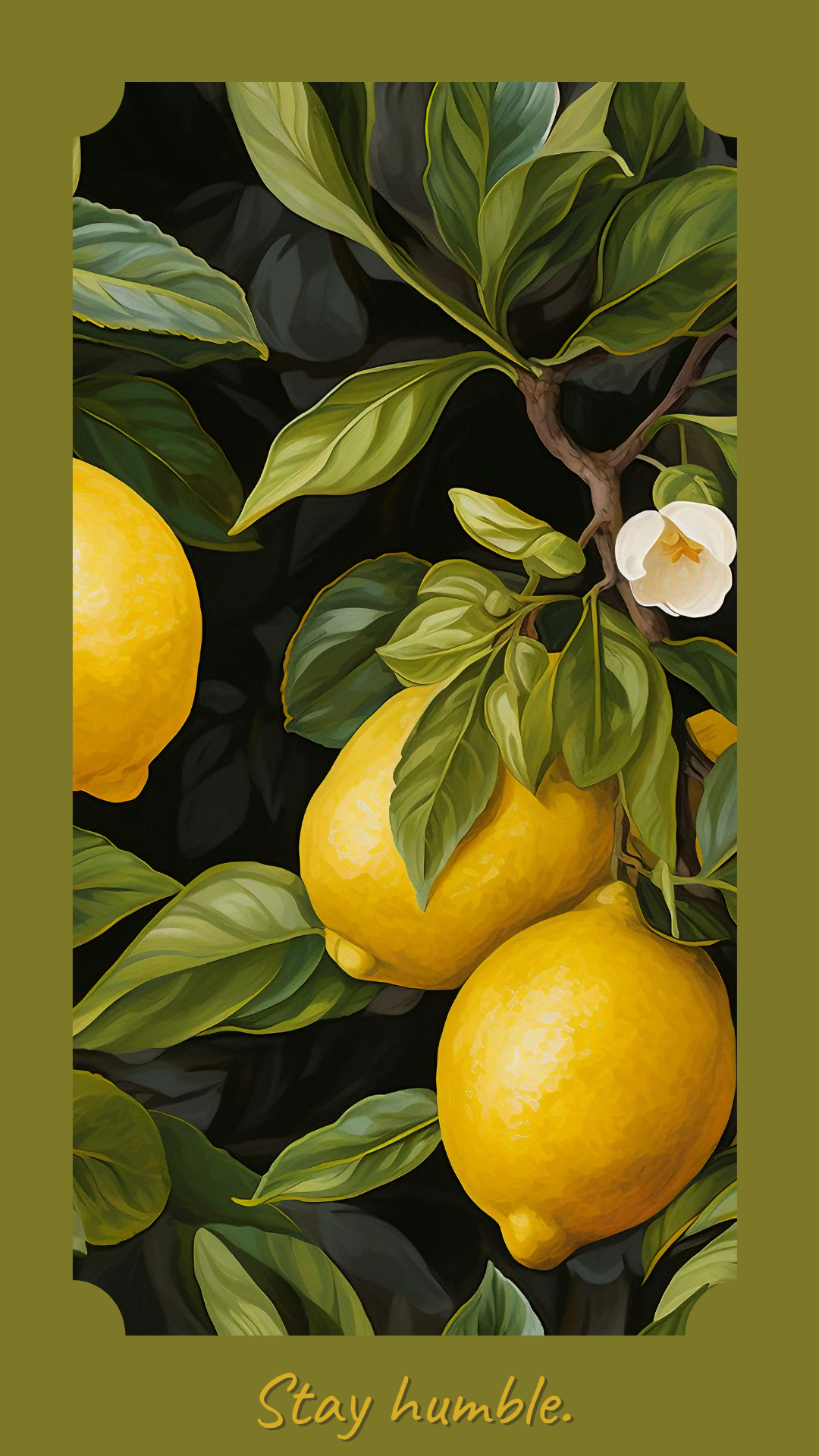 Wallpaper kreatif poster buah cerita instagram buah