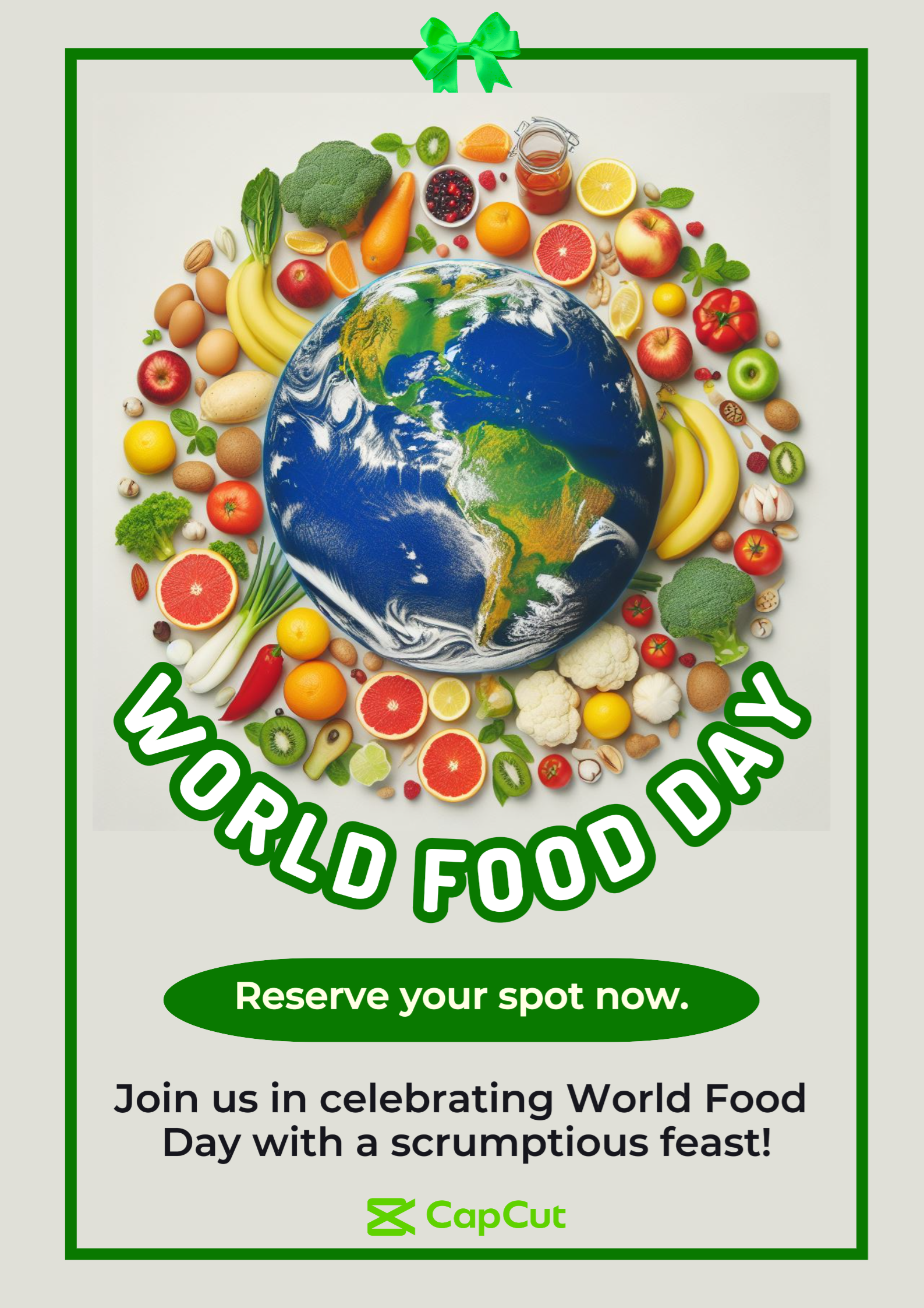 Non-Marketing Campus Event Activity World Food Day Celebrate