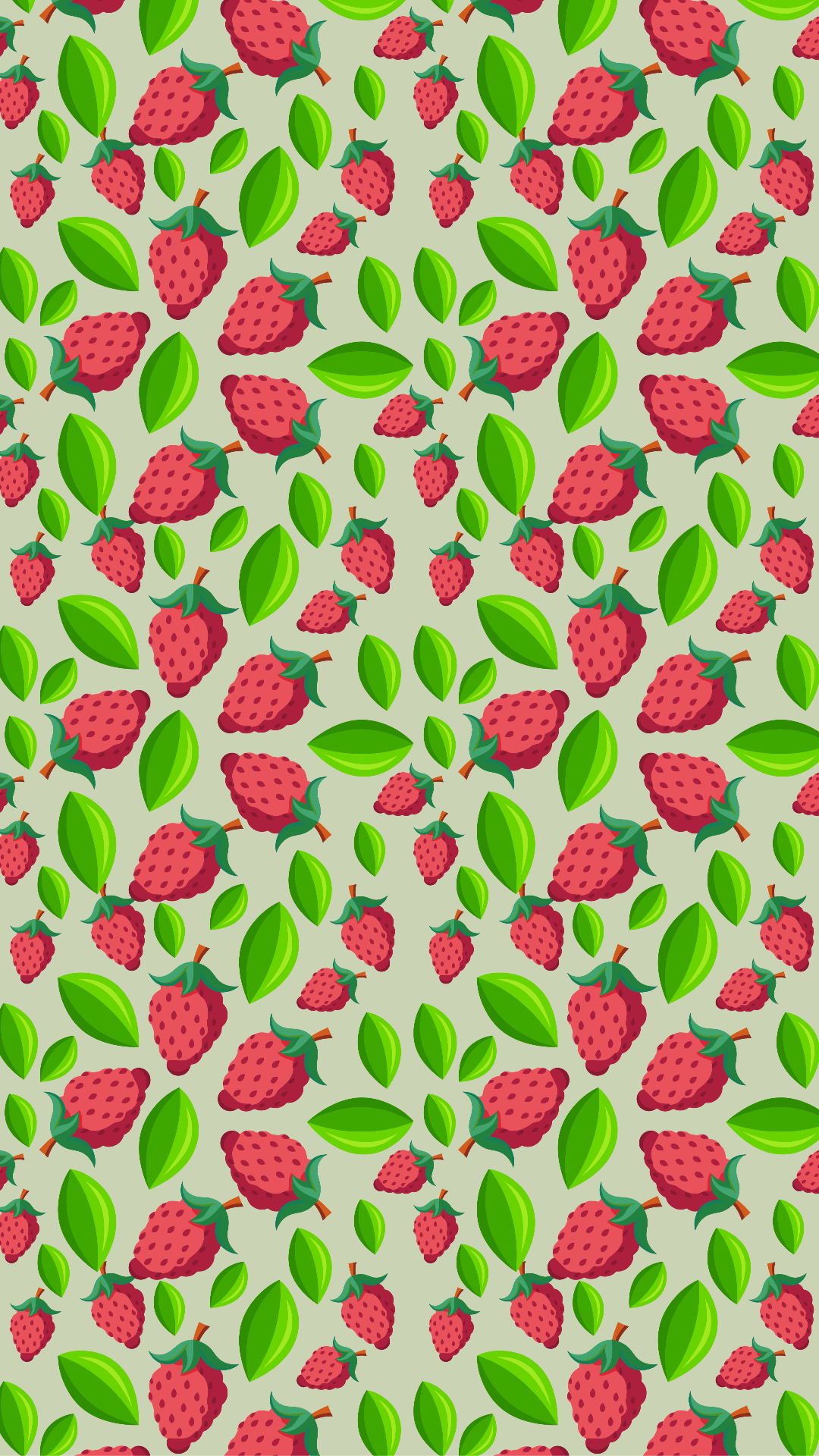 Wallpaper creative poster Strawberry fruit