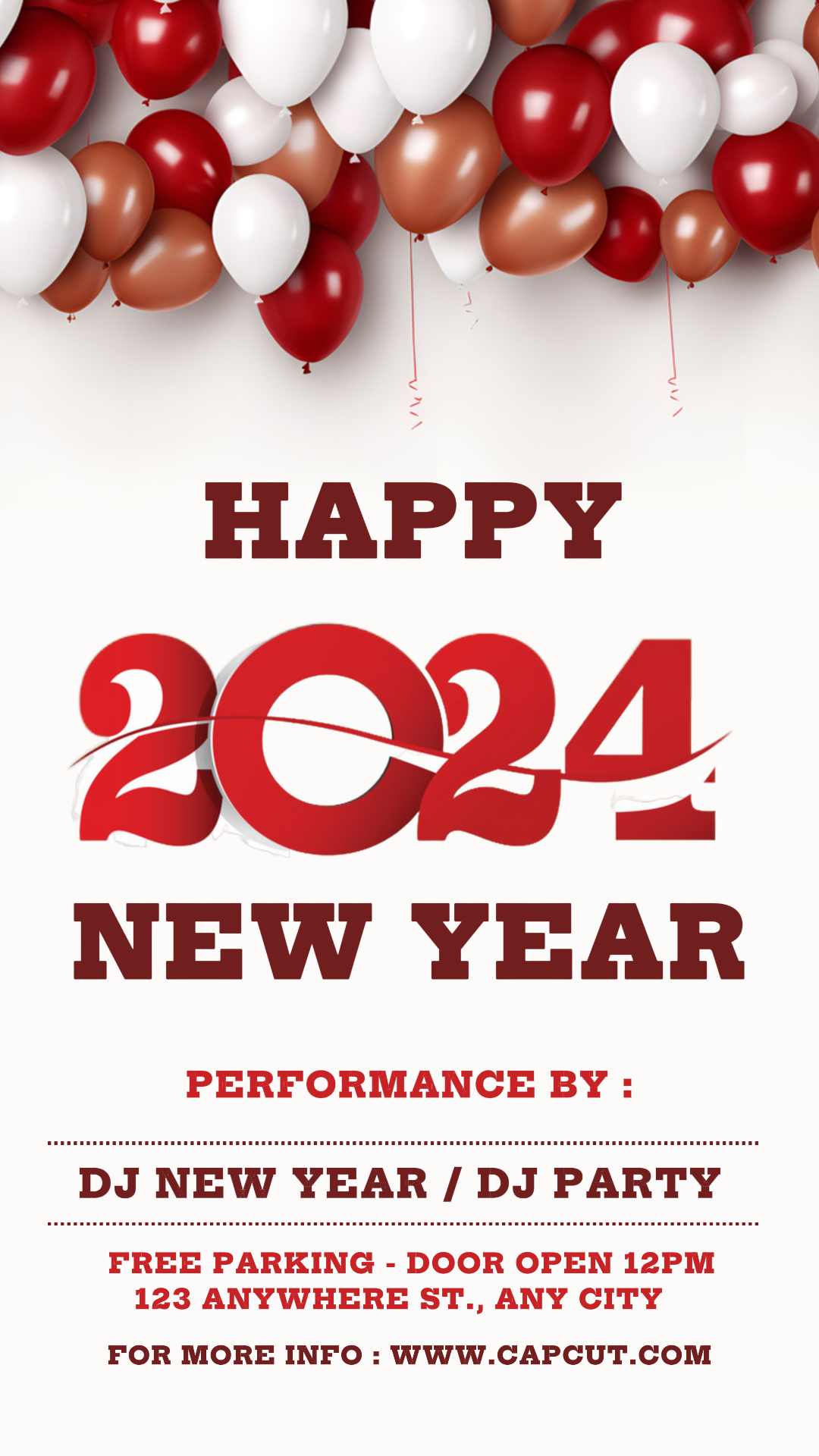 Neujahrsparty Instagram Story