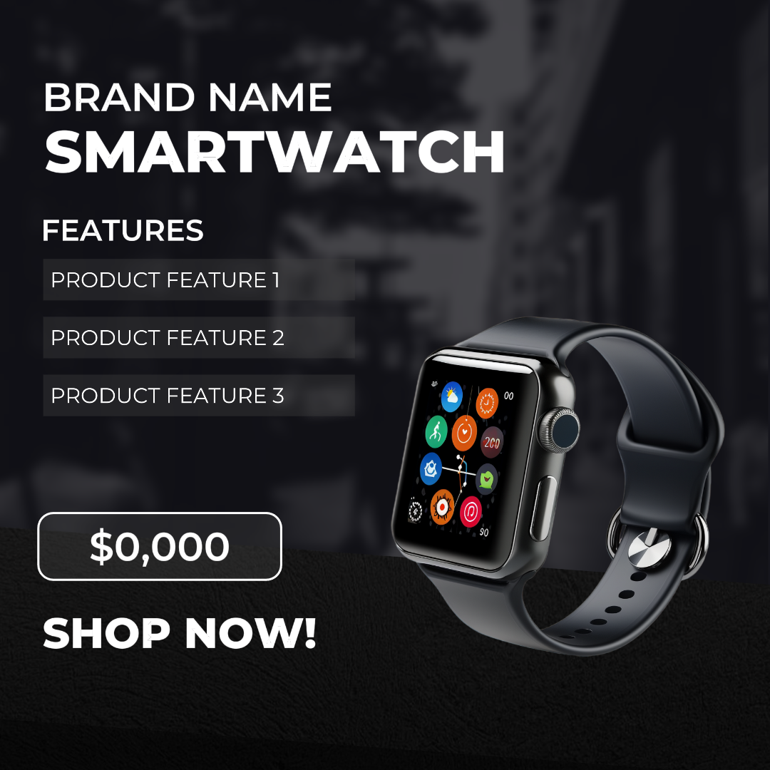 Electrónica Reloj Inteligente Black Street