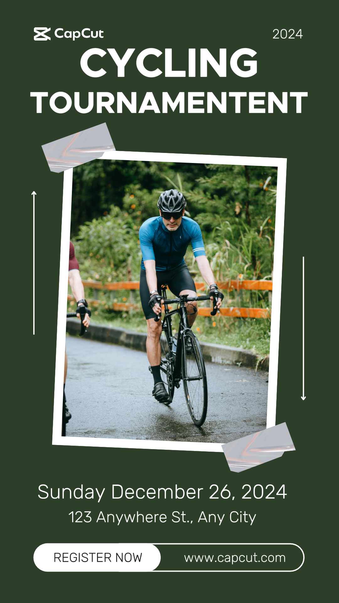 Sports and Match Creative Poster Cycling Instagram Story