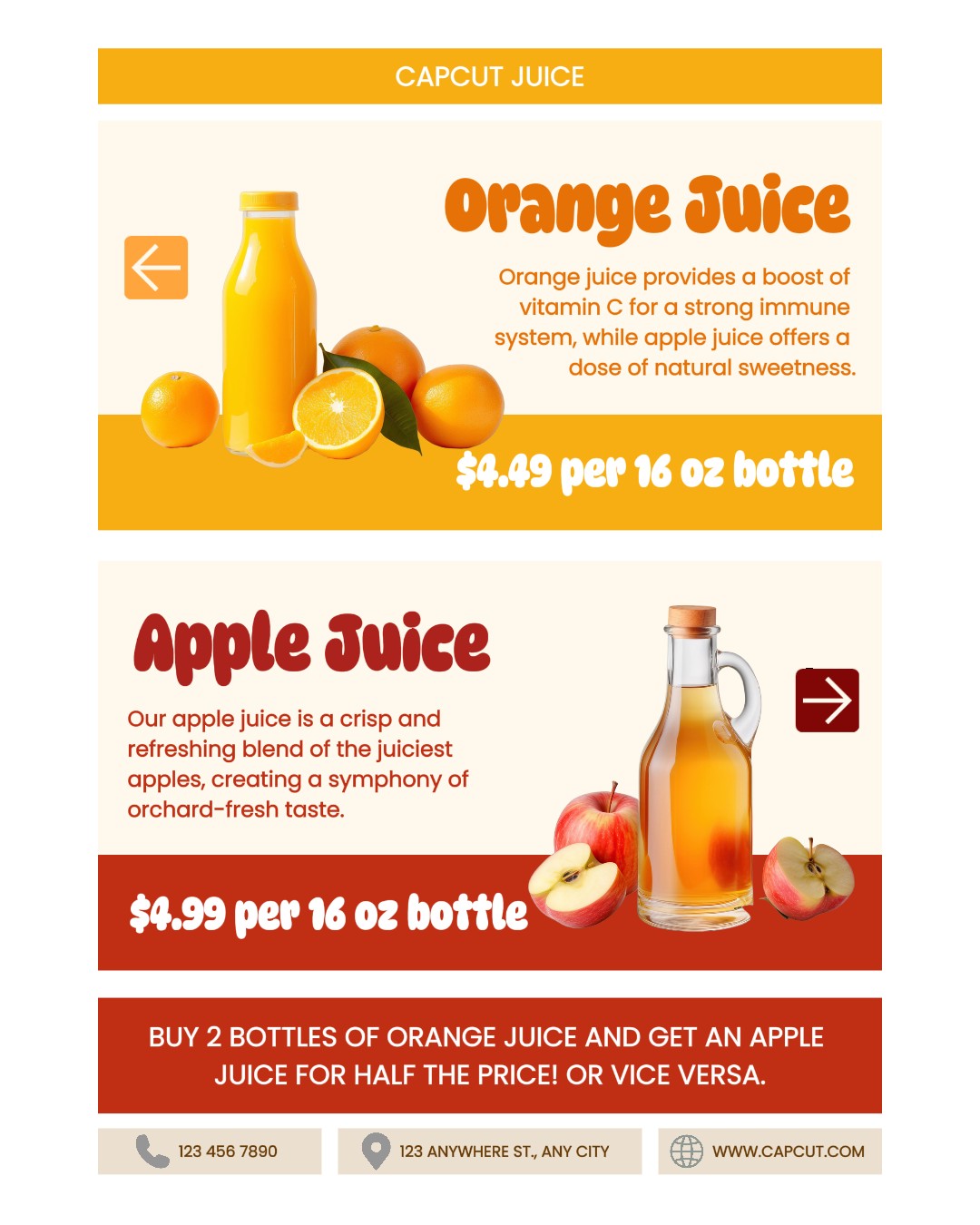 Beverage Juice Promotion Instagram Portrait