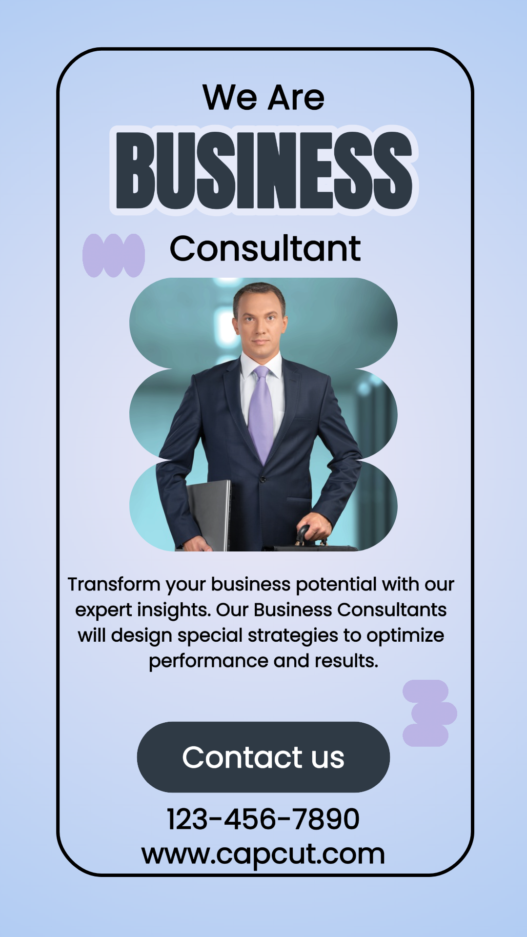 Nous sommes consultant en affaires Instagram Story 