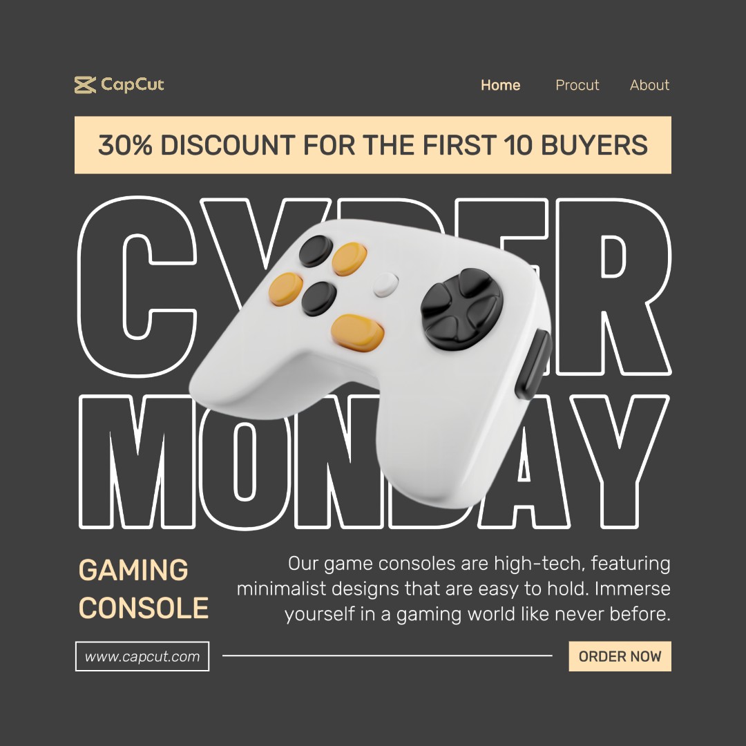 Cyber Monday Sale Instagram Post