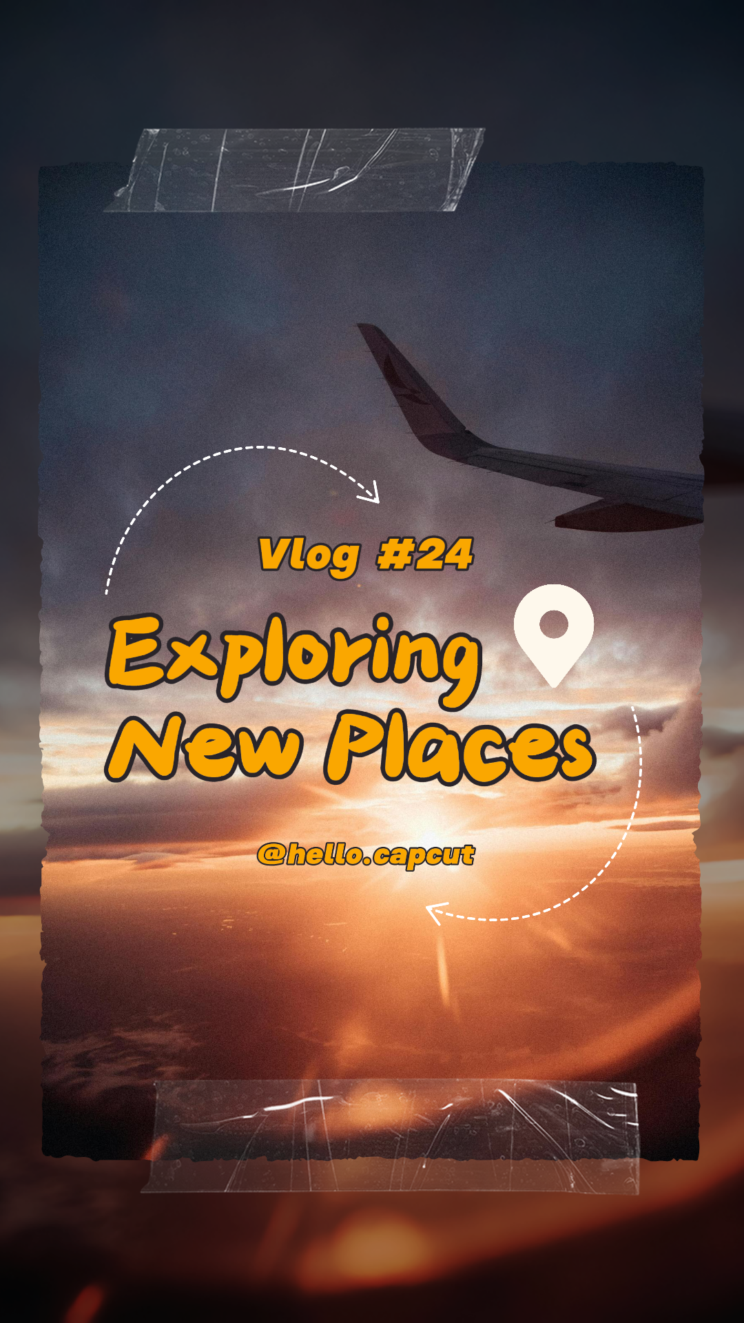 Tiktok 썸네일 - 새로운 장소를 탐험하는 여행 Tiktok 비디오 커버