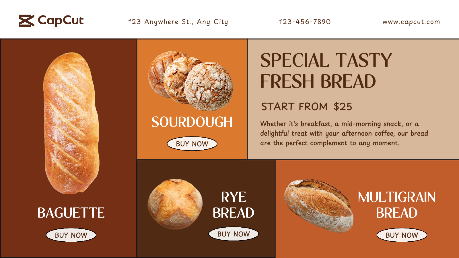 Fresh Bread Promotion Twitter Post