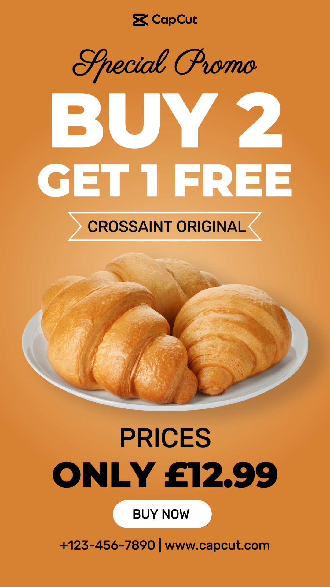 Makanan & Minuman - Poster Pemasaran Promo khusus