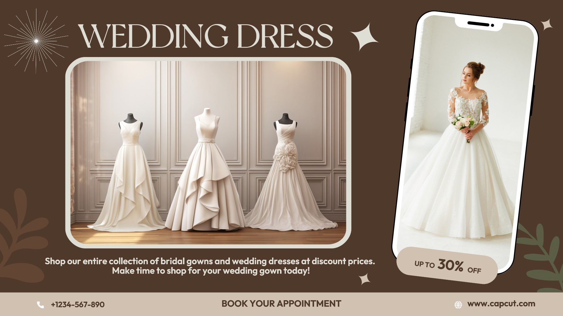 Promoción De Vestidos De Novia De Moda