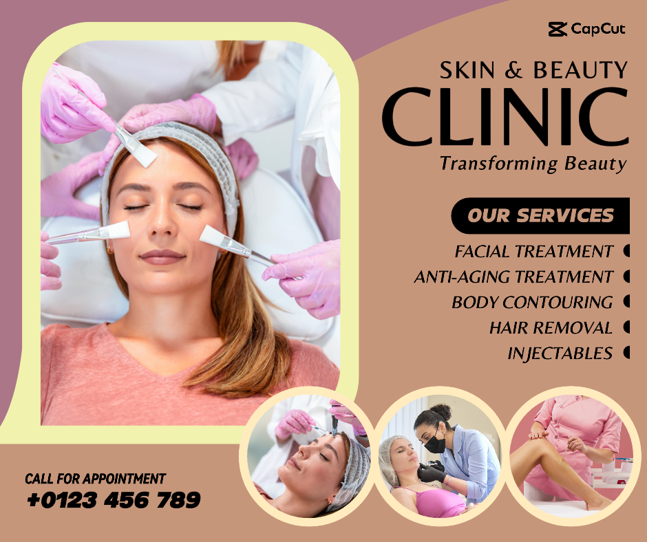 Beauty Care Promotion Facebook Post Skin Beauty Clinic