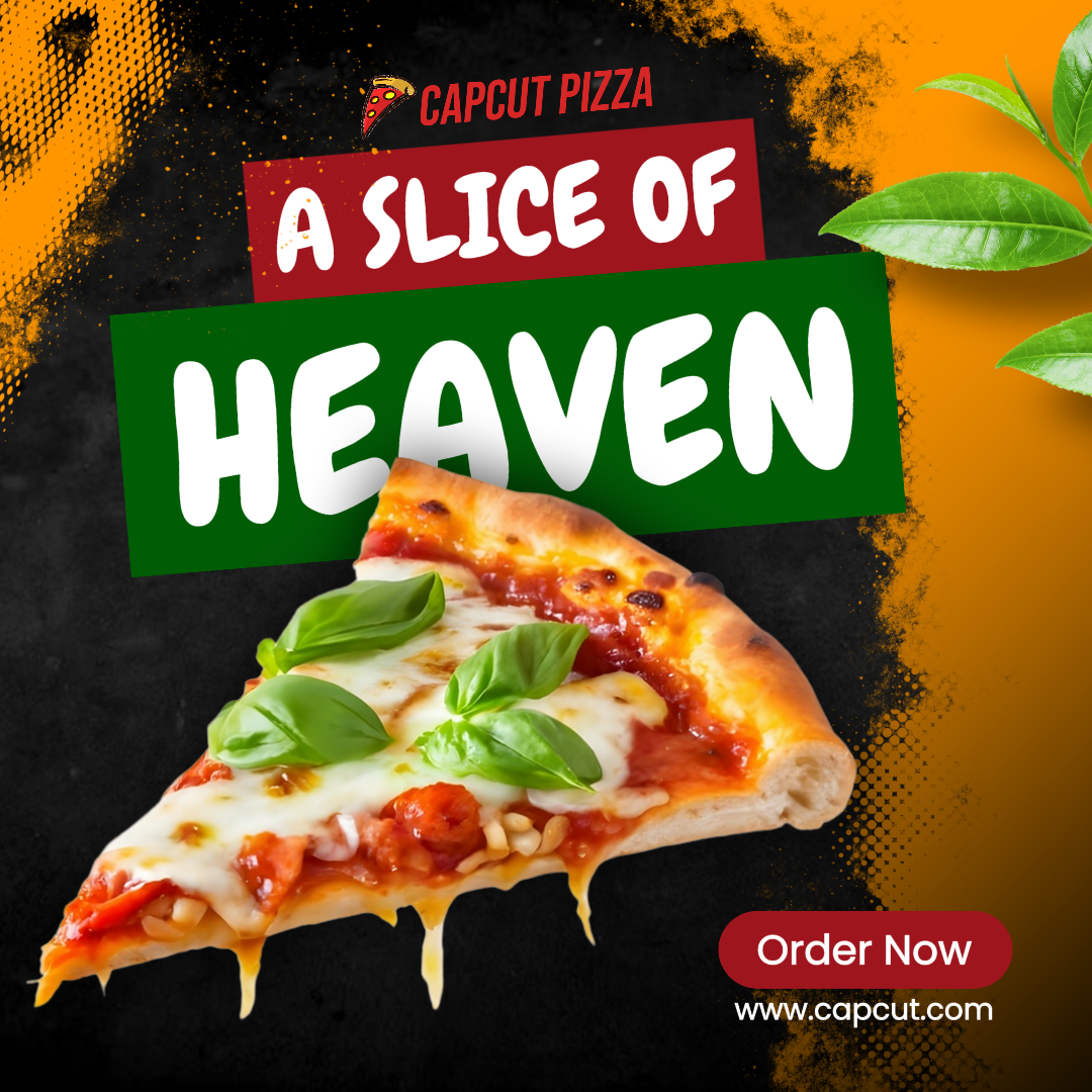 Pizza-Vorlage - Ein Stück vom Himmel