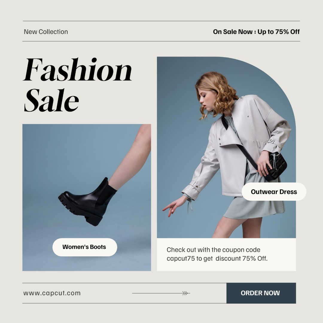 Fashion Women Sale Promotion Instagram Post 