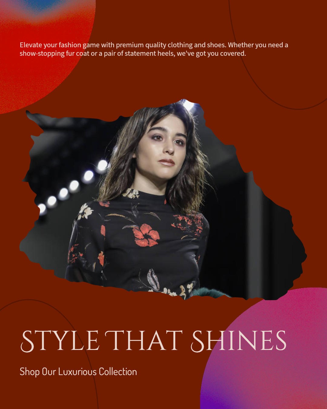 Clothing & Shoes Menu