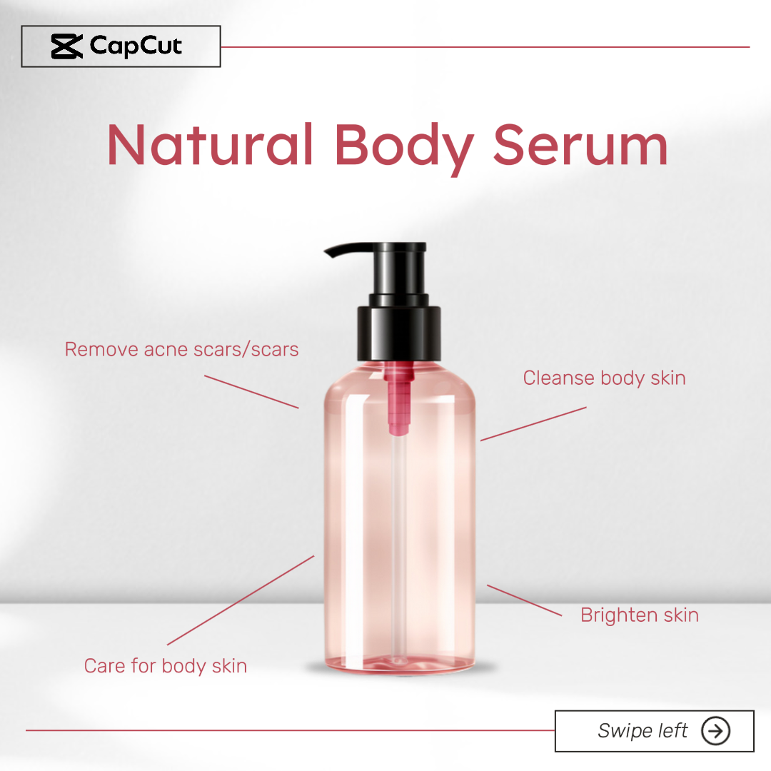 E-commerce Personal care Detail page Body Serum