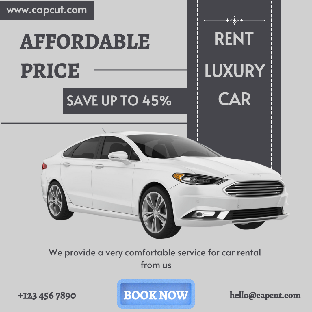 Rent Luxury Car Marketing Poster Story IG | Redação Publicitária