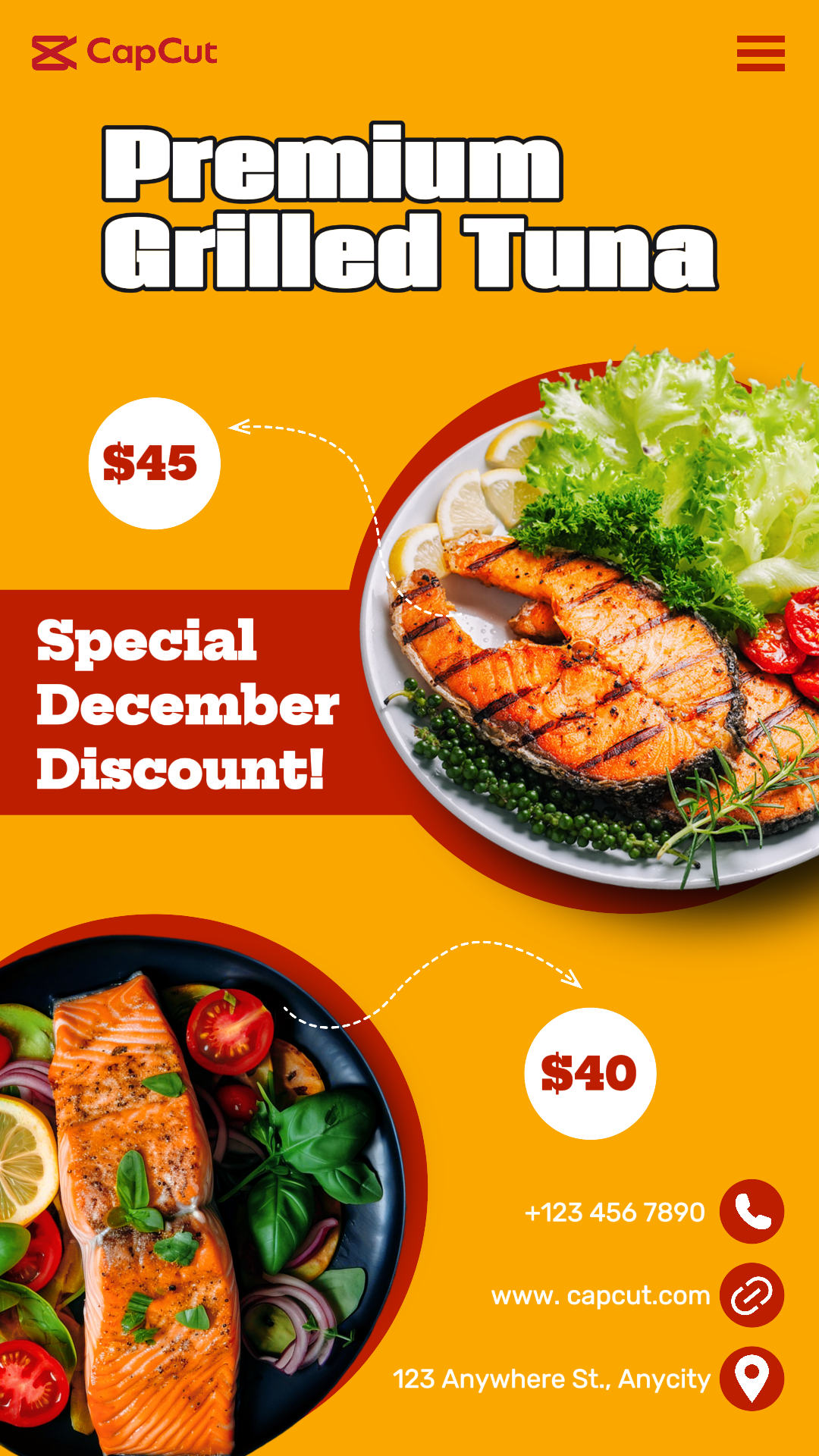 Premium Grilled Tuna Diskon Desember Kisah Instagram
