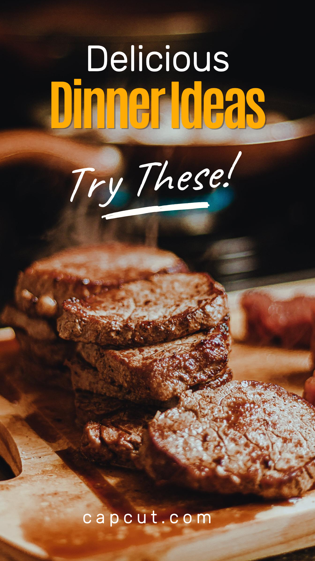 Tiktok thumbnail Daily Vlog Dinner Ideas