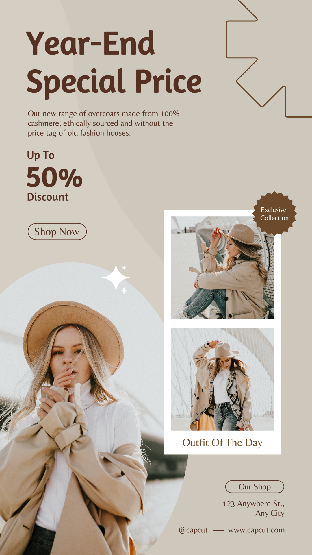 Producto De Moda Estética Beige Nueva Colección