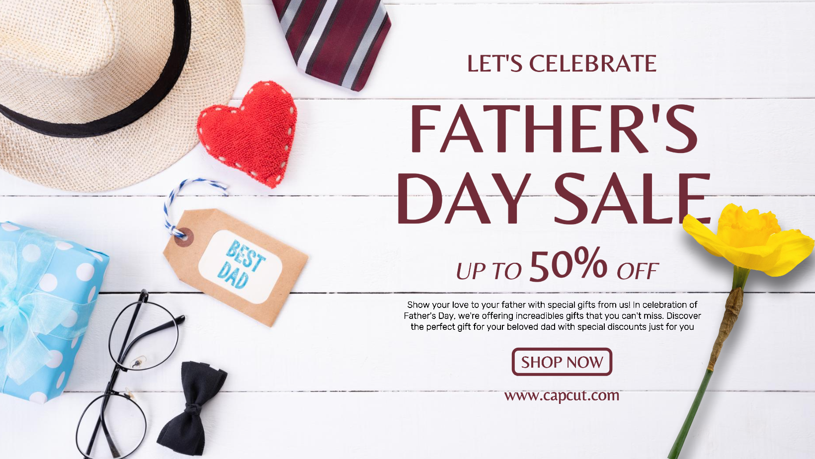 Poster Pemasaran Hari Ayah Iklan Facebook