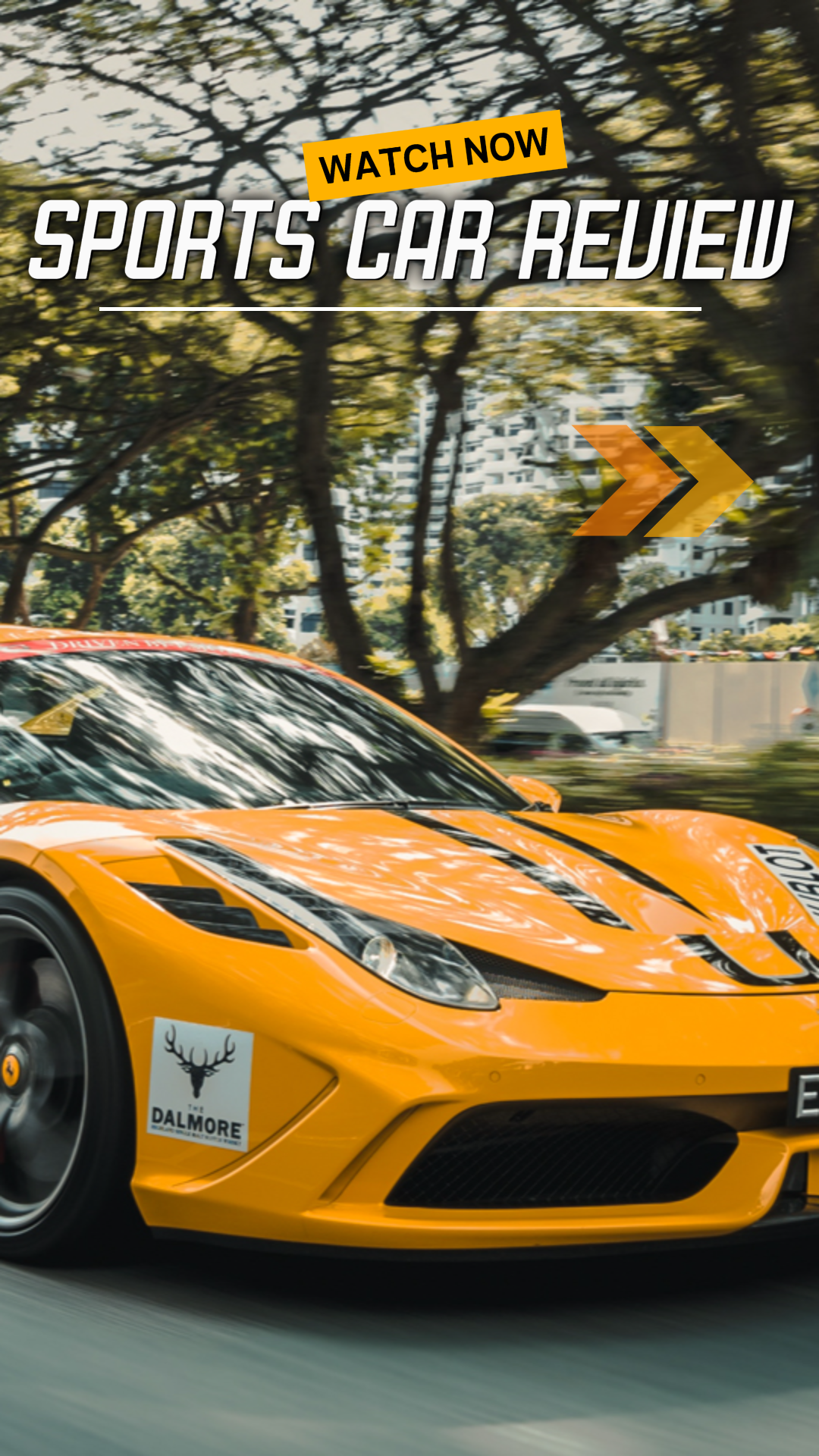 Miniatura do Youtube da revisão do carro esportivo 