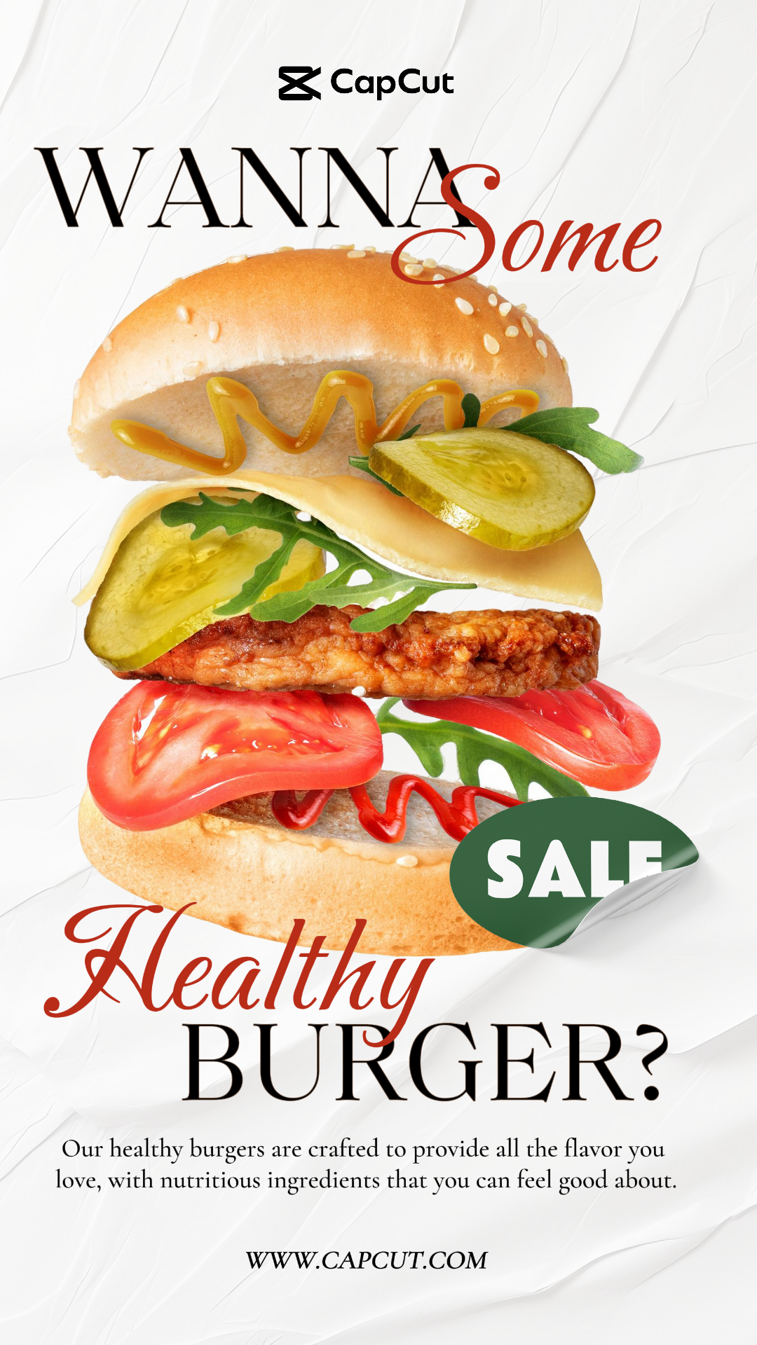 Comercialización de alimentos y bebidas Promoción de carteles Venta de hamburguesas Historia de Instagram