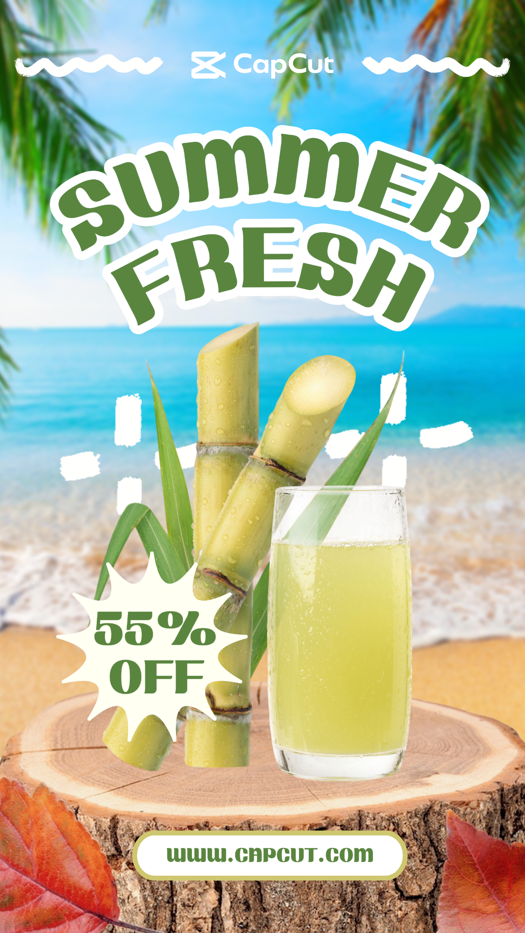 Food Beverage - Juice Marketing Poster Tiktok