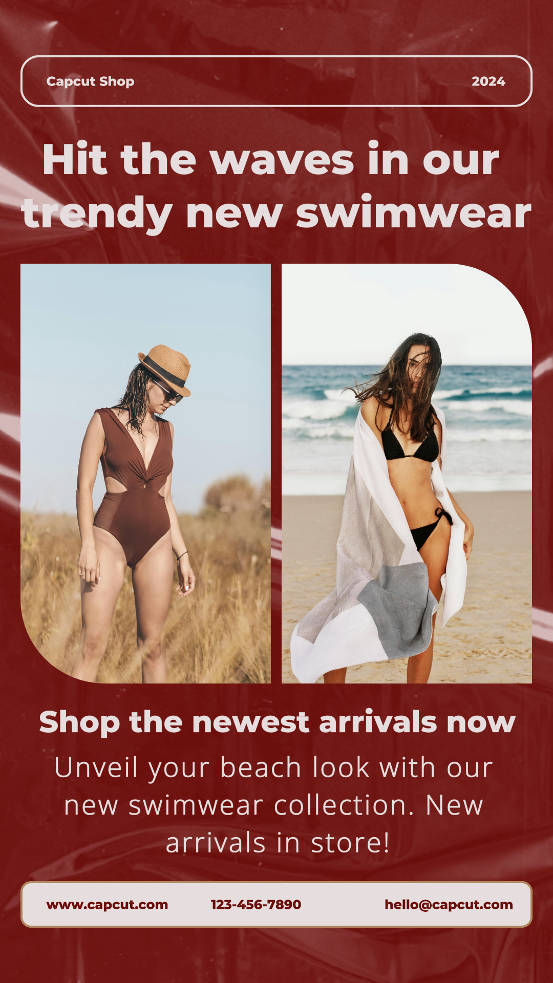 Modelo de imagem Instagram Story Roupas e sapatos Roupa de banho 