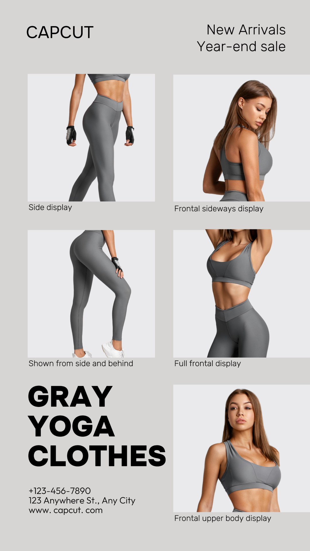 Pakaian Yoga Kedatangan baru Minimalis