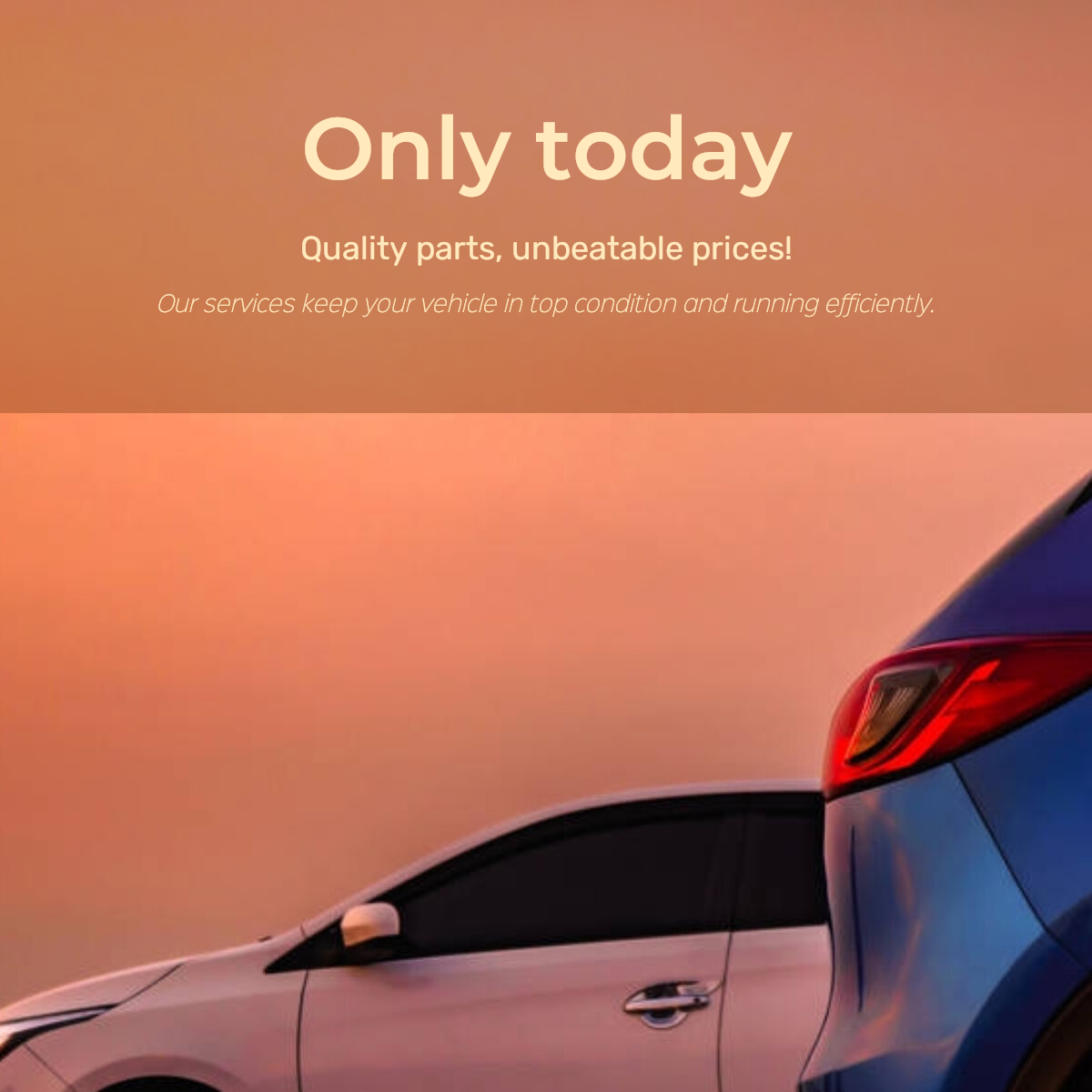 Cars & Auto parts Sales Promotion