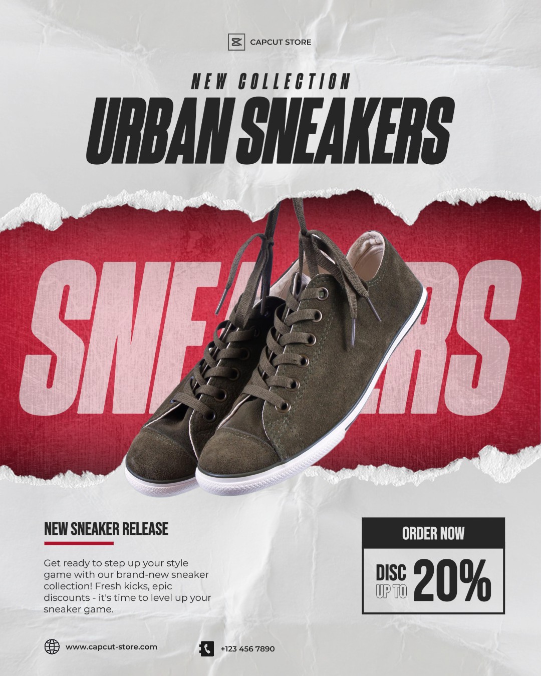 Marca Zapatillas Nuevo Artículo Venta Instagram Post