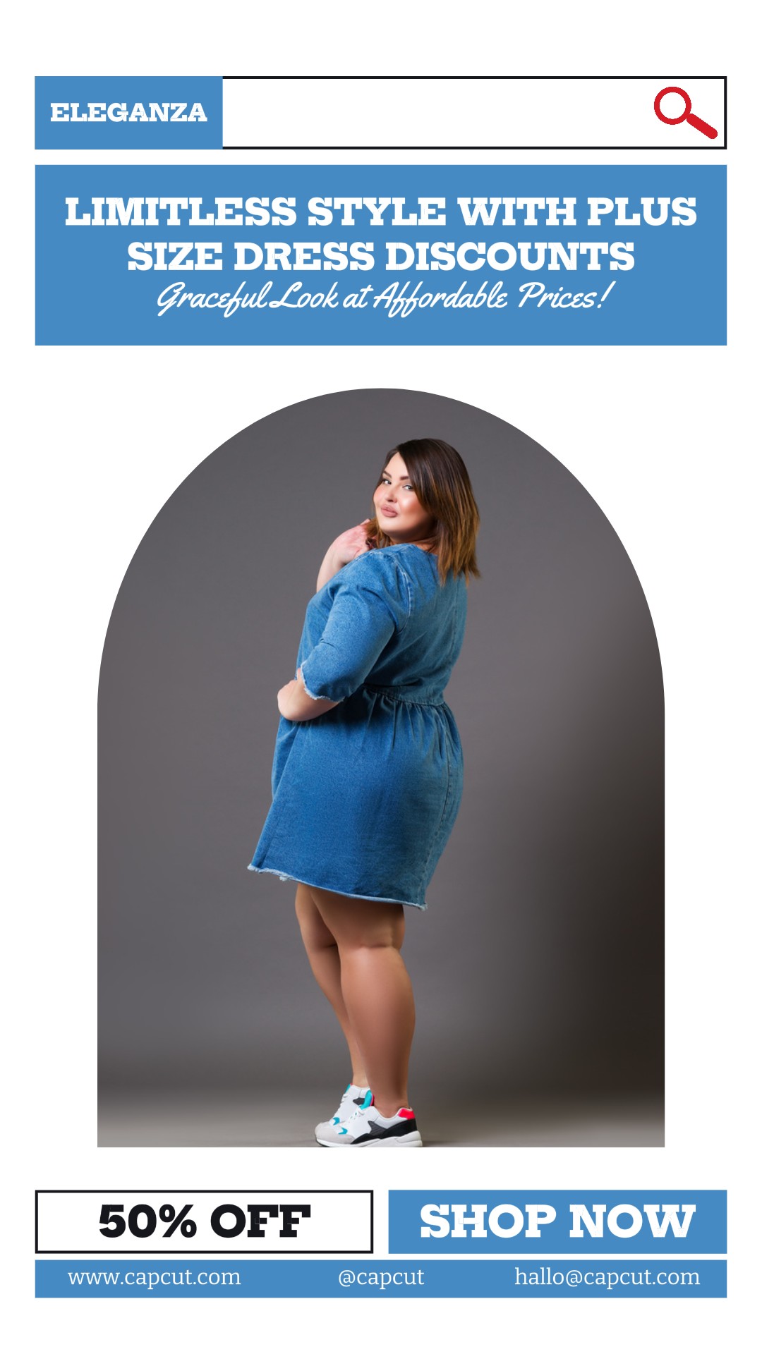 Fashion Plus Size Dress Sales Promotion TikTok