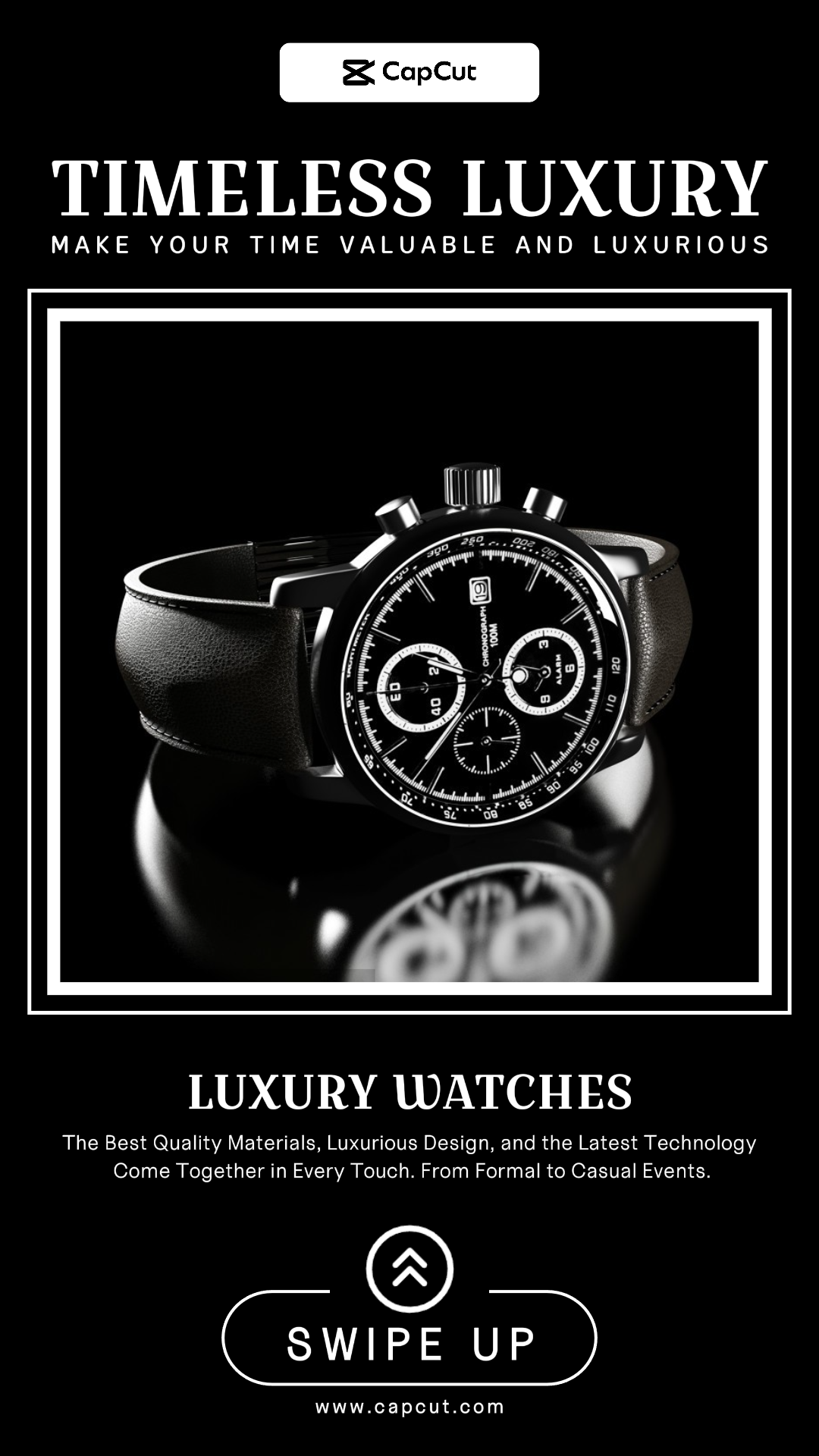 Jewelry And Accessories Marketing Poster Instagram Luxury Watch
