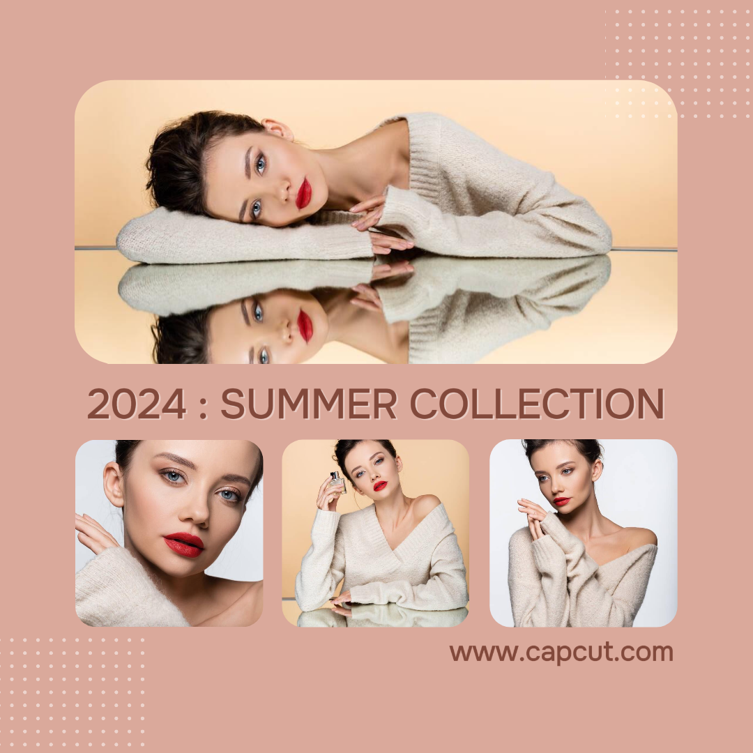 Affiche marketing de collage minimaliste Instagram Post Summer Collection