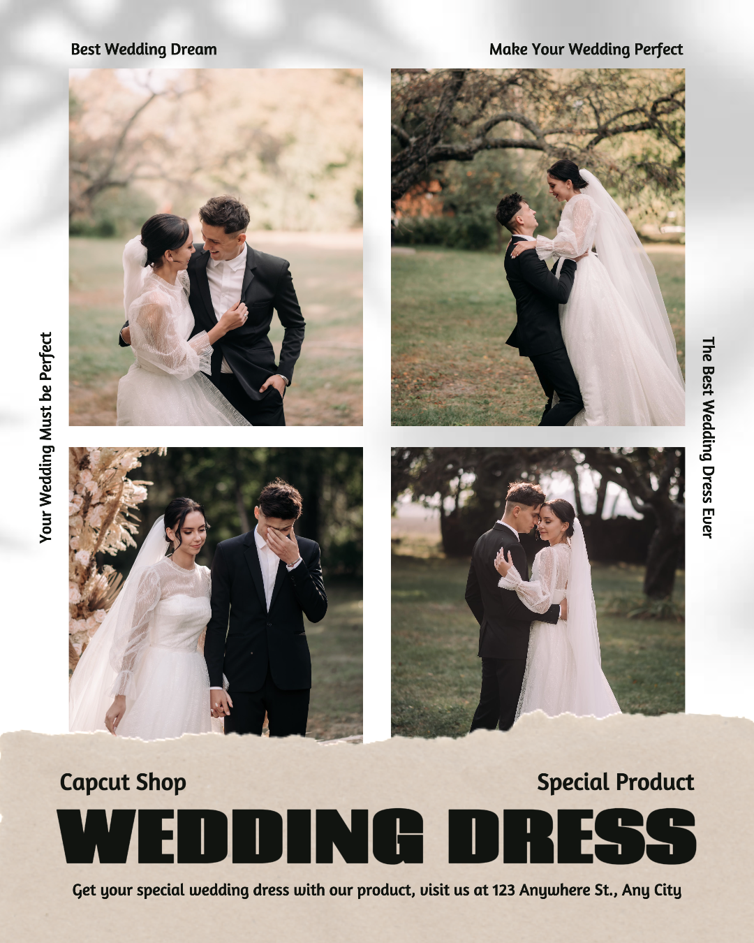 Instagram Post Fashion Wedding Dress Promosi