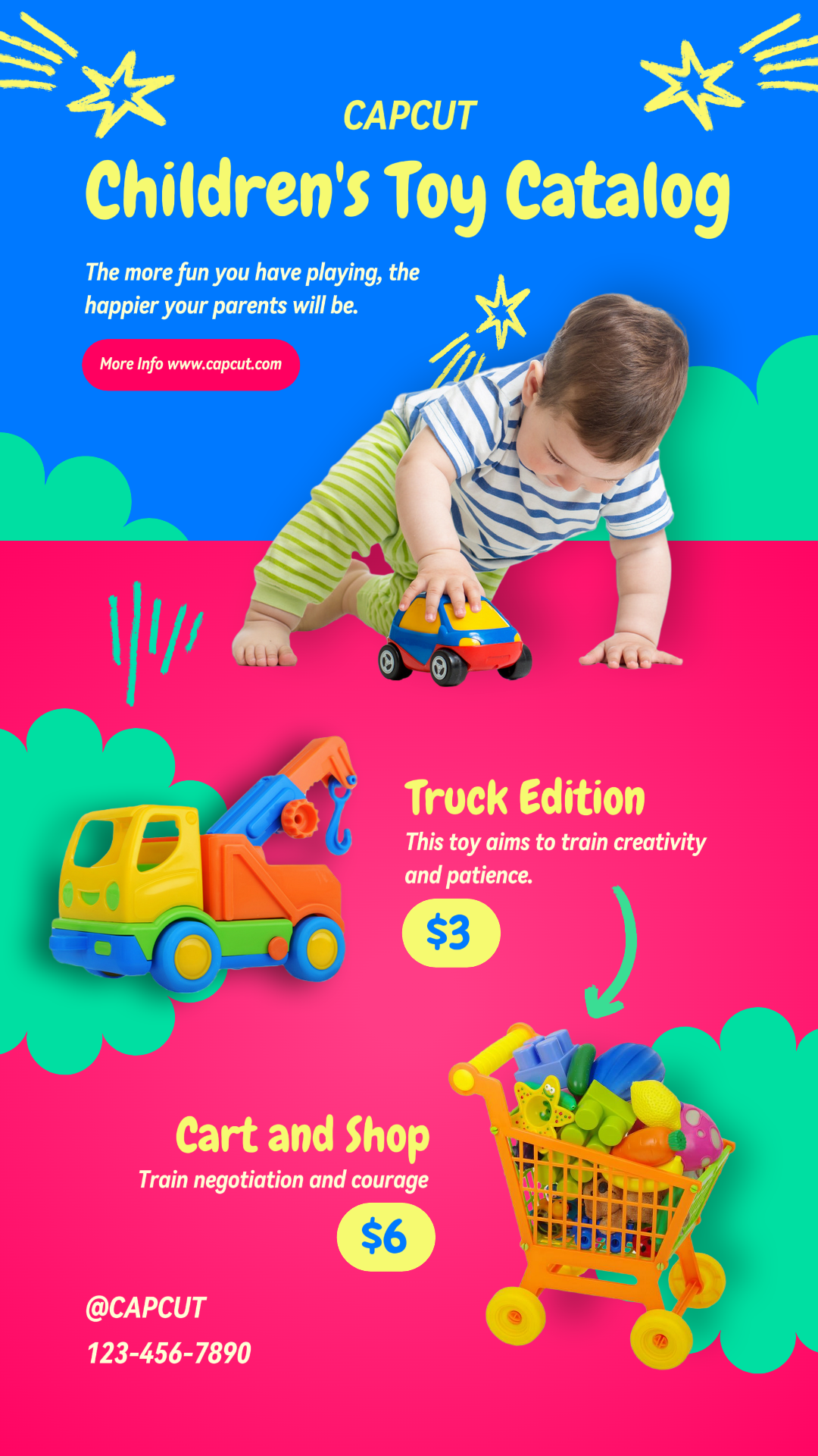 Childrens Toy Catalog Promotion Instagram Story