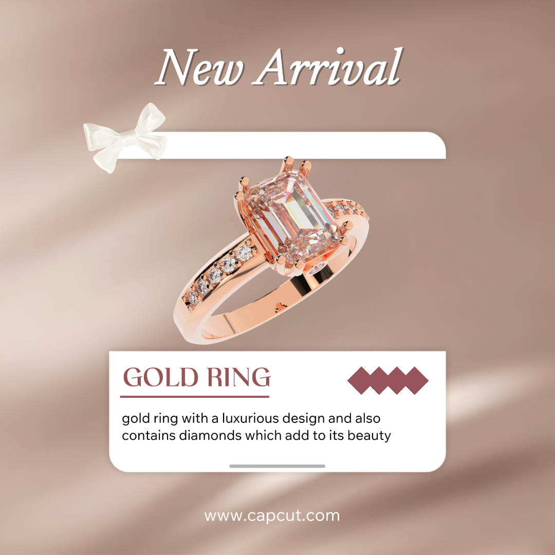 Jewelry and accessories new arrival gold ring instagram post brown and white