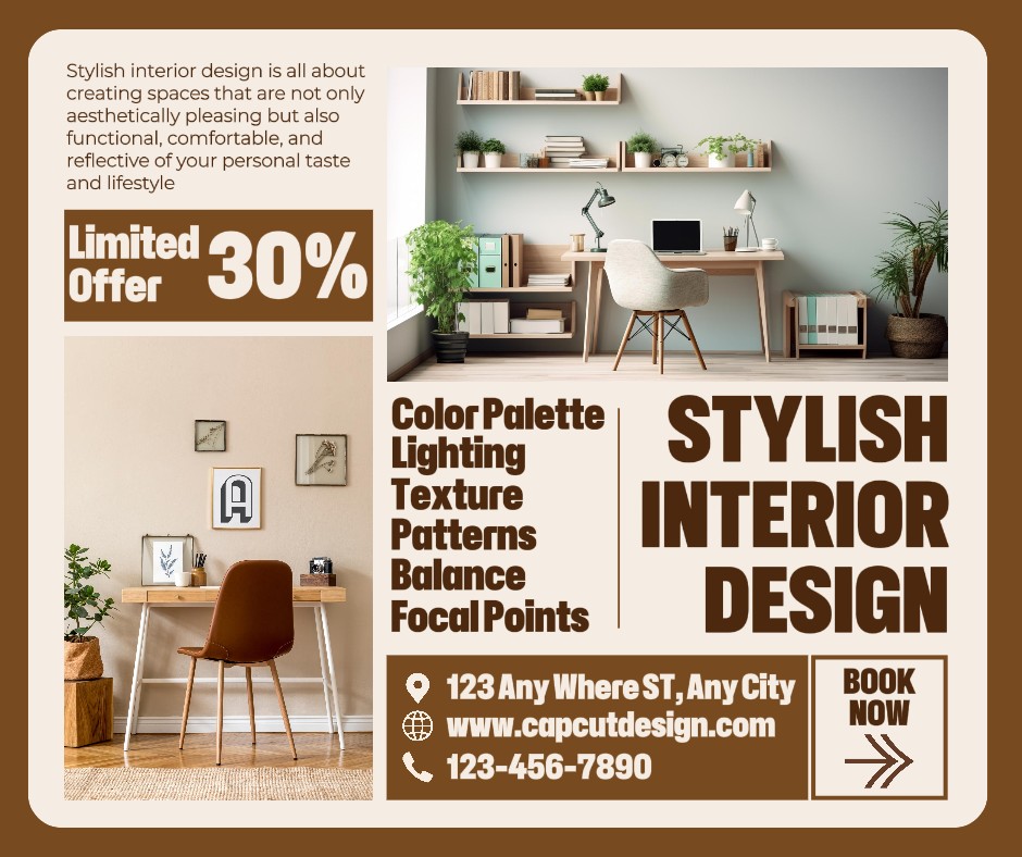 Design d'intérieur élégant pour la maison Facebook