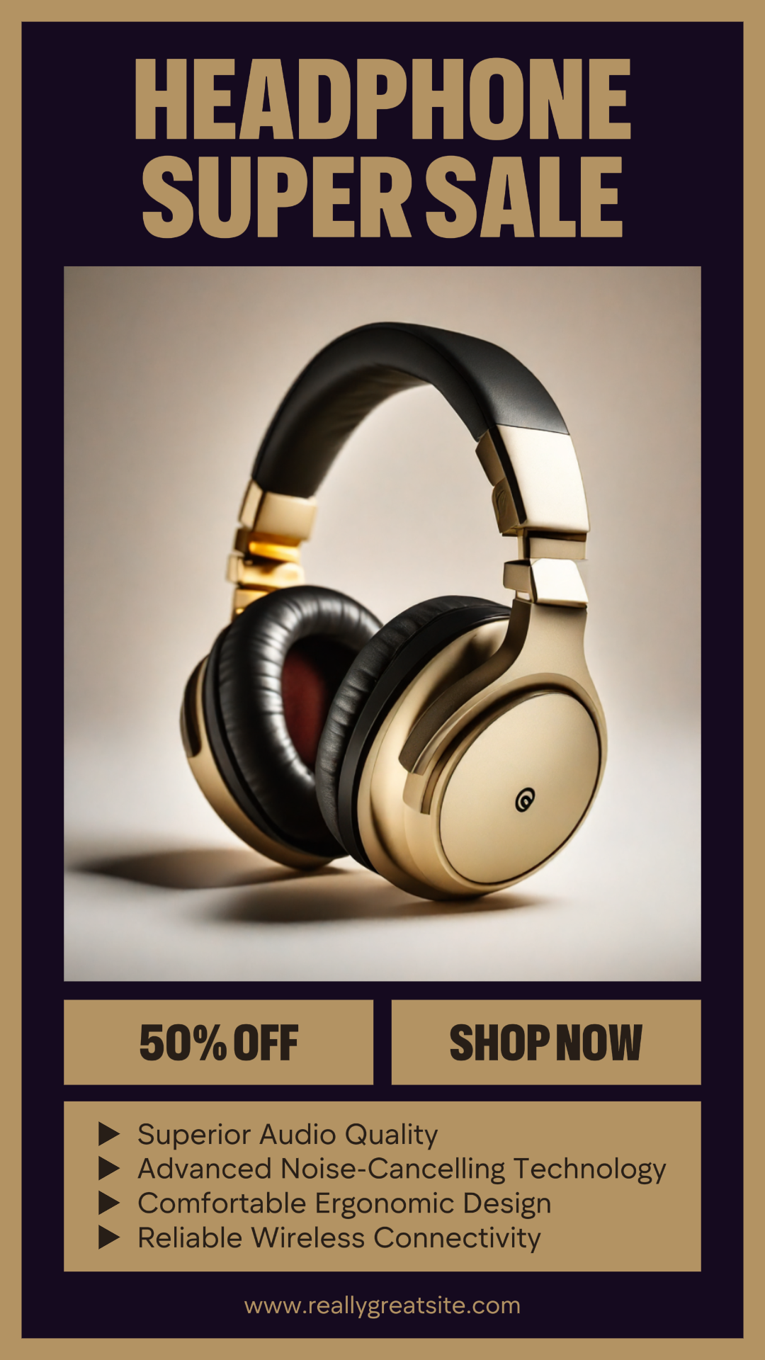 Headphone Super Sale Product Promotions Instagram Story