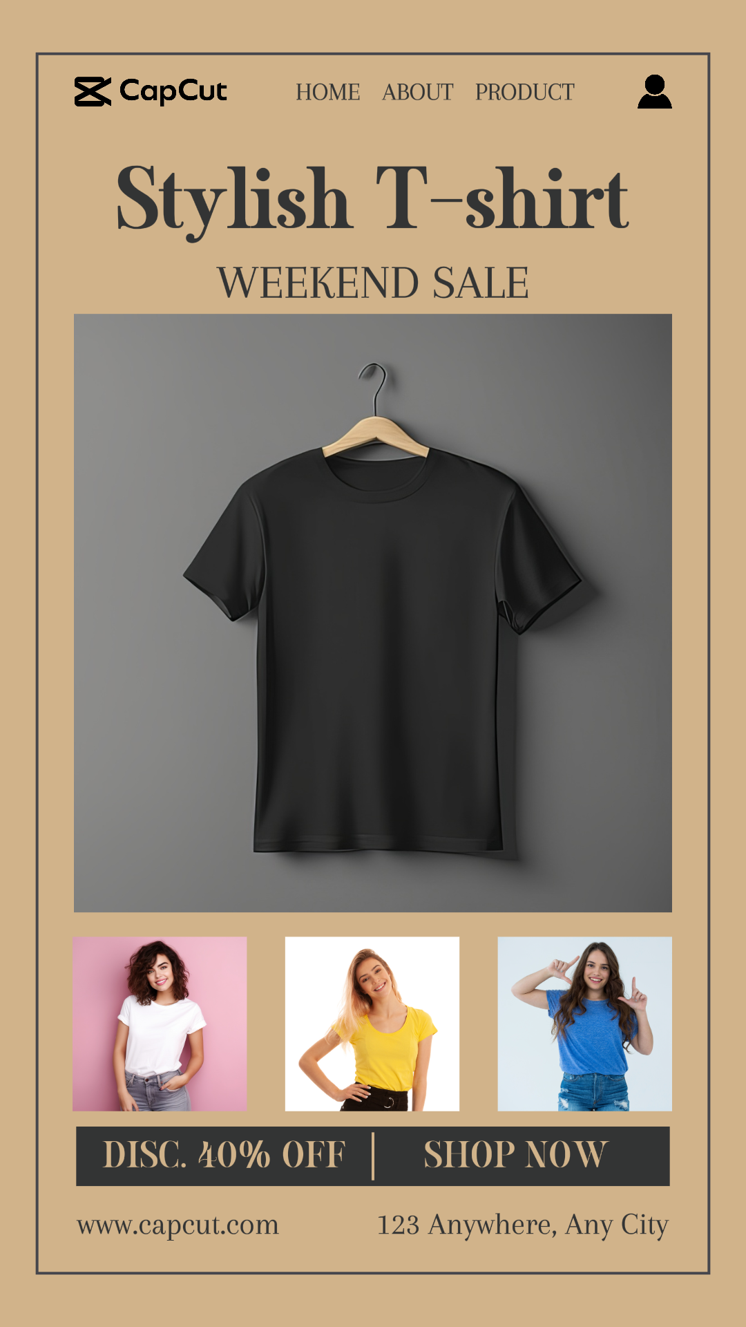 T-Shirt Sale Promotion Instagram Story