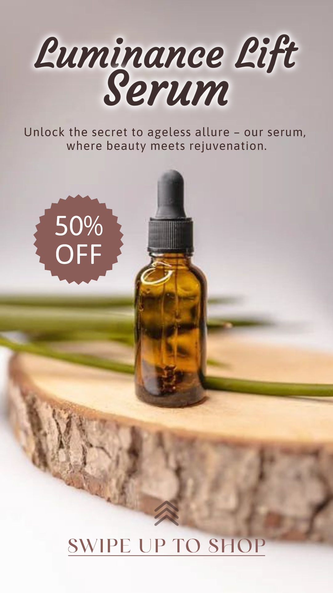 Beauty and Personal Care - Luminance Lift Serum - Instagram Story