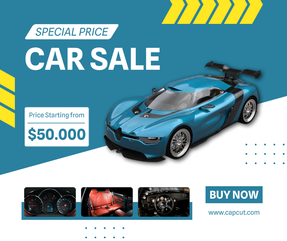 Mobil - Poster Pemasaran Penjualan Mobil Posting Facebook