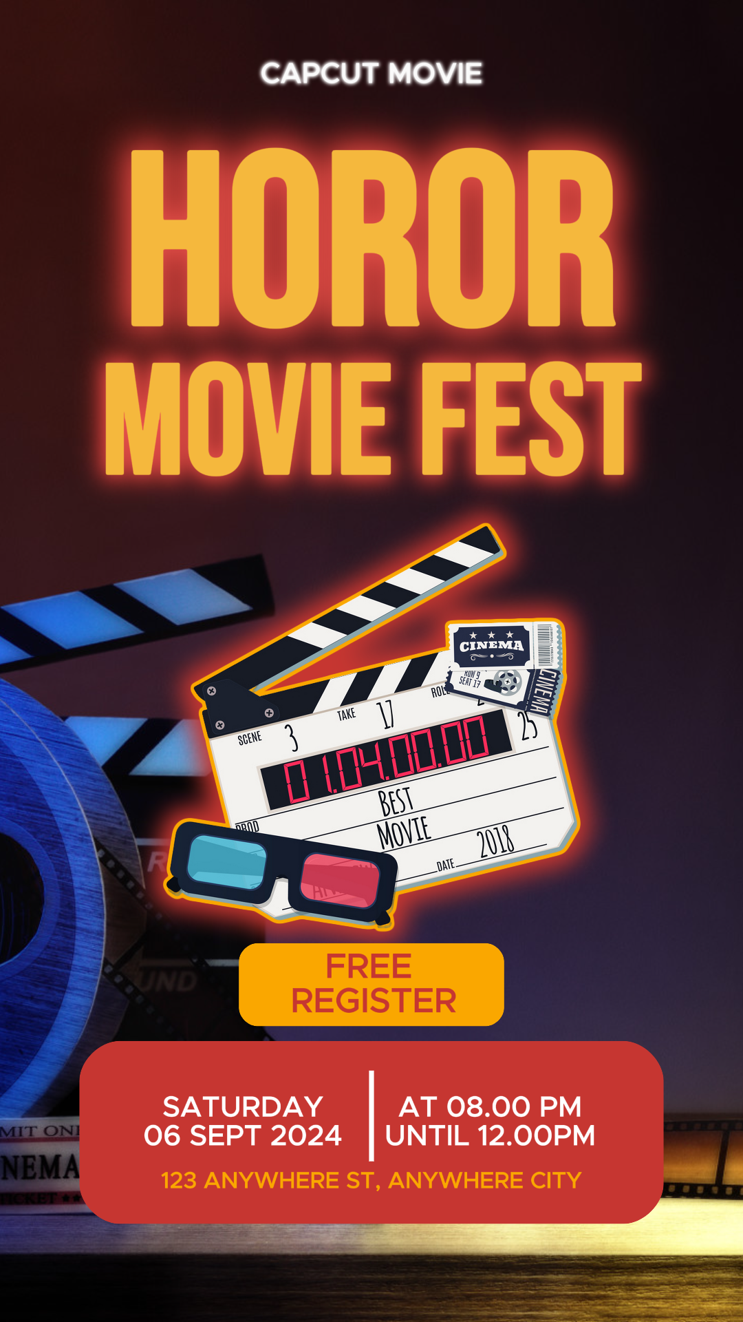 Entertainment - Horor Movie Instagram Story