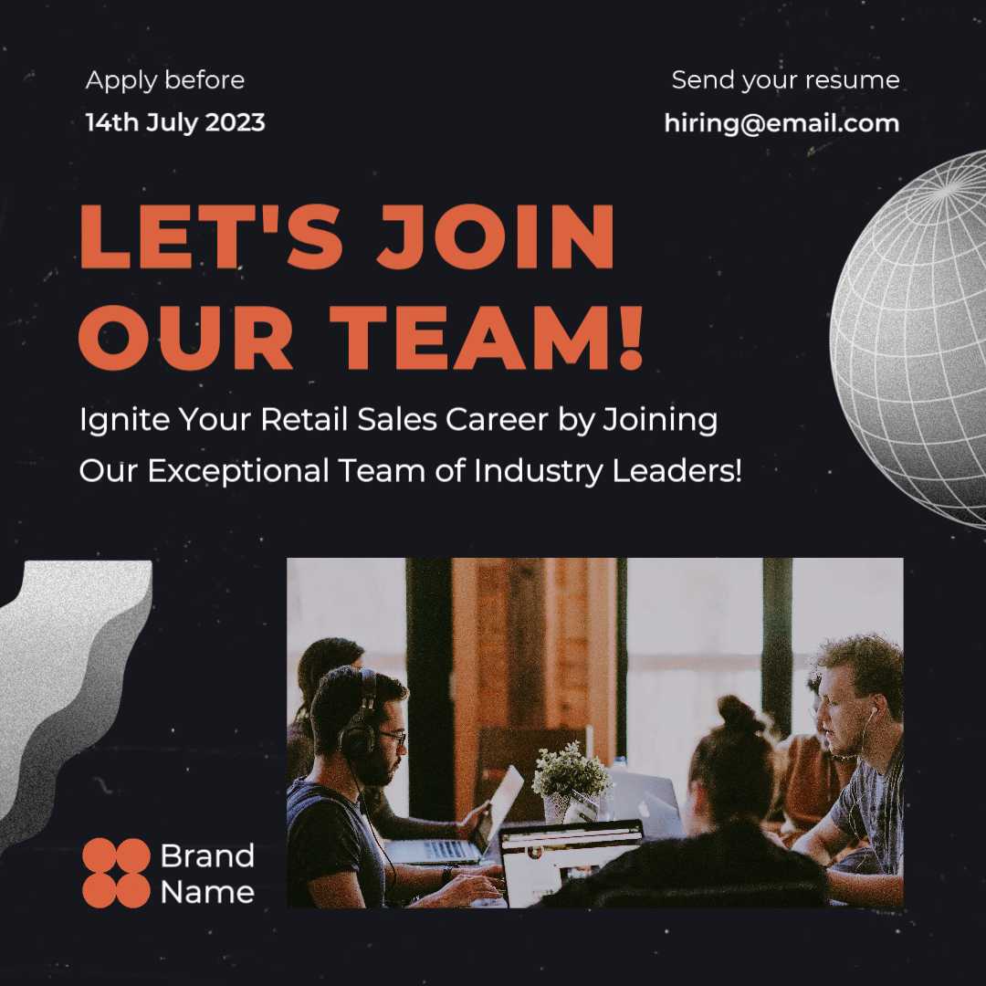 Vacante de Trabajo para Ventas Minoristas