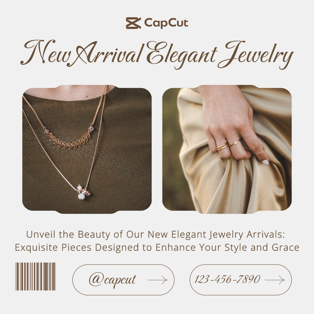 Anuncios de Facebook Cartel de marketing posterior a Facebook Joyas de nueva llegada 