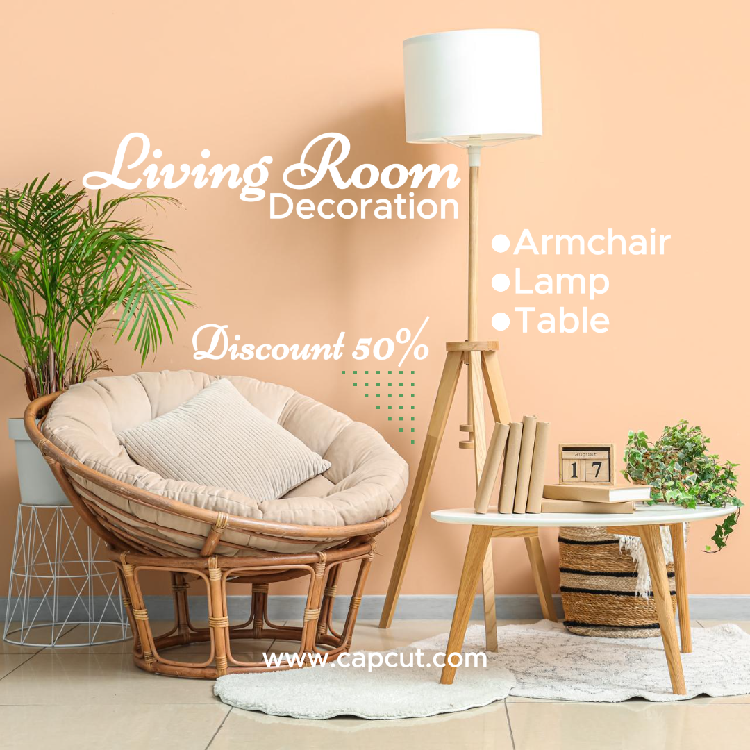 Decoración De La Sala De Estar Del Hogar Publico De Instagram Naranja Blanco