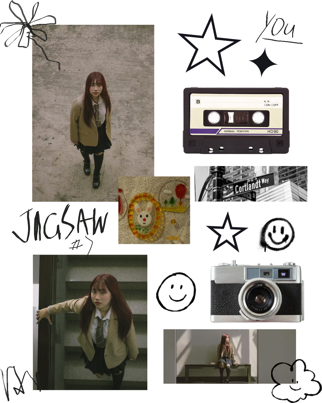 Non-Marketing Photo Collage Scrapbook Instagram Potret
